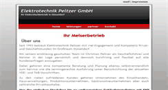 Desktop Screenshot of elektro-peltzer.de