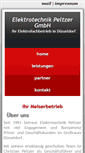 Mobile Screenshot of elektro-peltzer.de